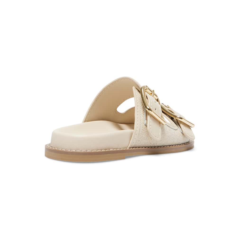 Romina Slide in Nude Leather