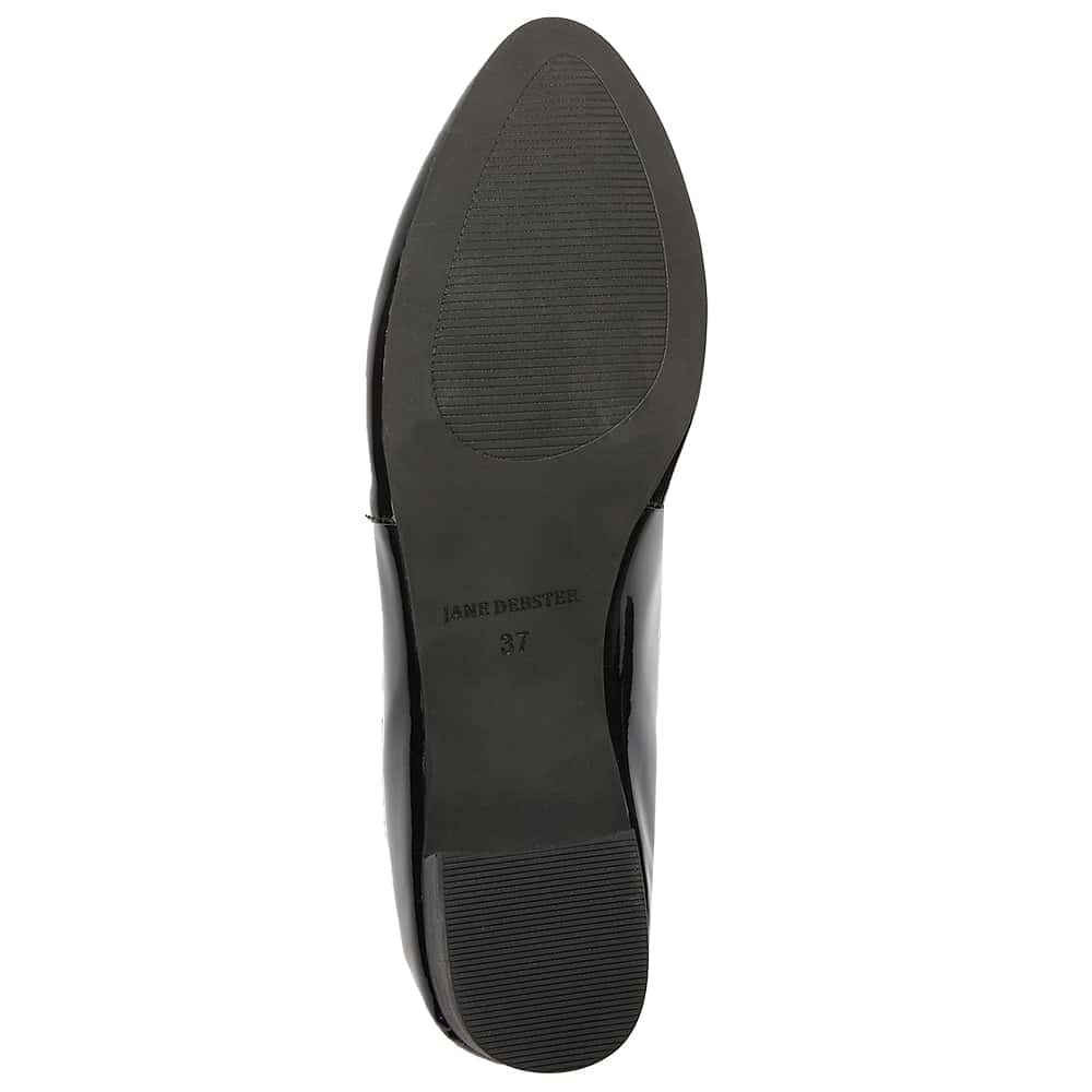 Sasha Heel in Black Patent