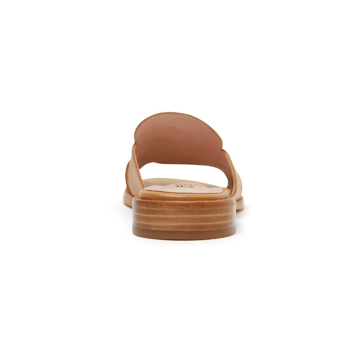 Taboo Slide in Tan Leather