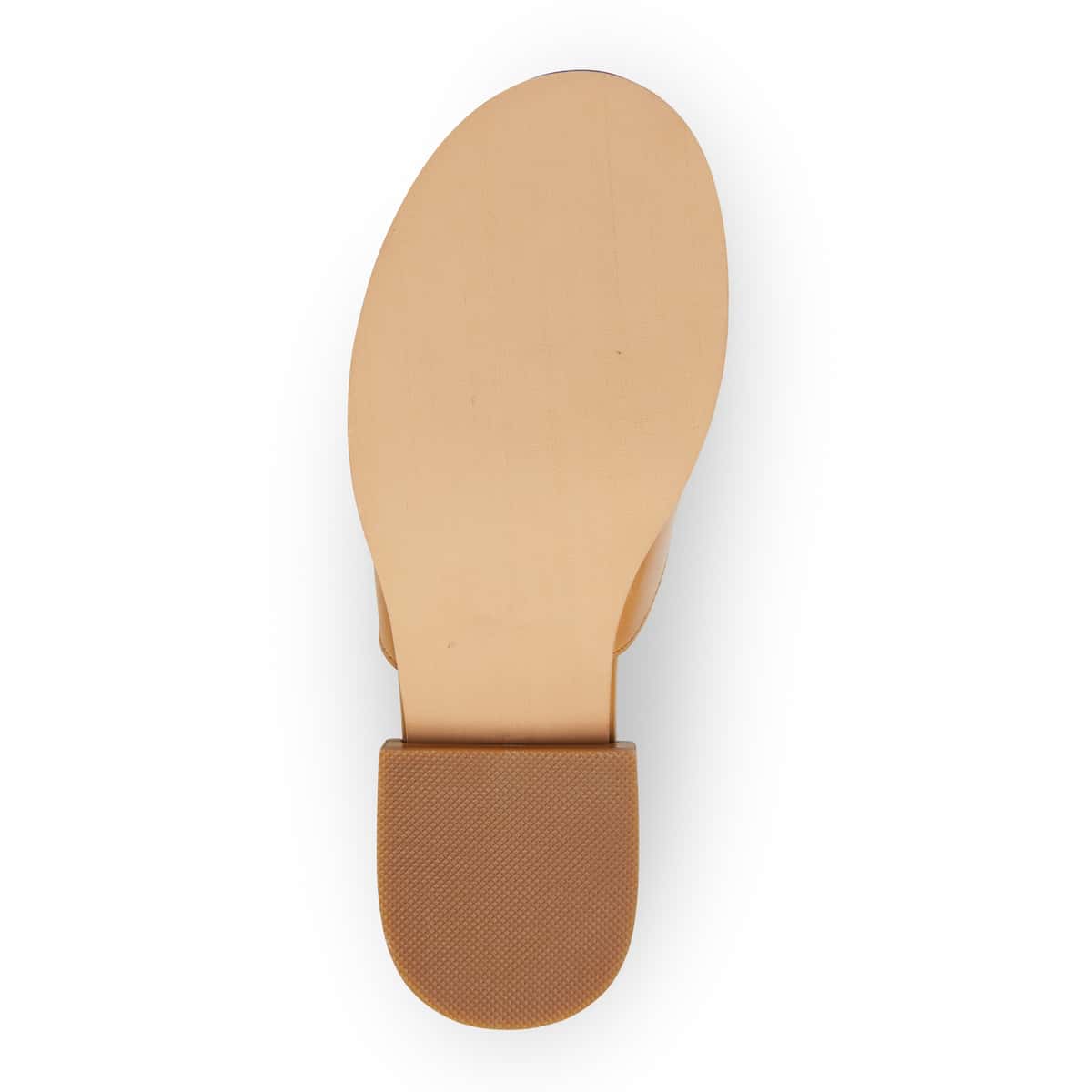 Taboo Slide in Tan Leather