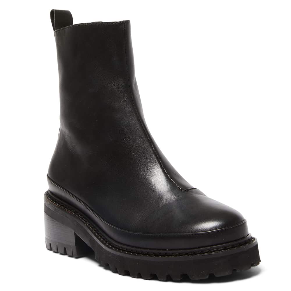 Tamara Boot in Black Leather