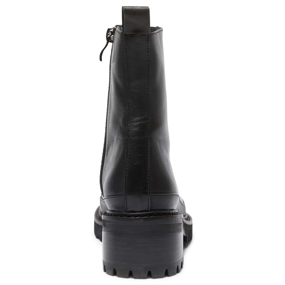 Tamara Boot in Black Leather