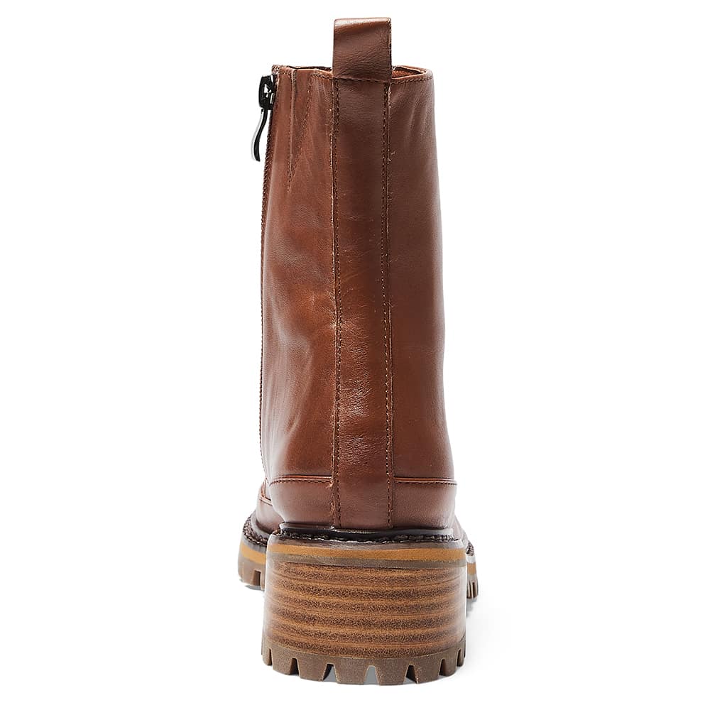 Tamara Boot in Cognac Leather
