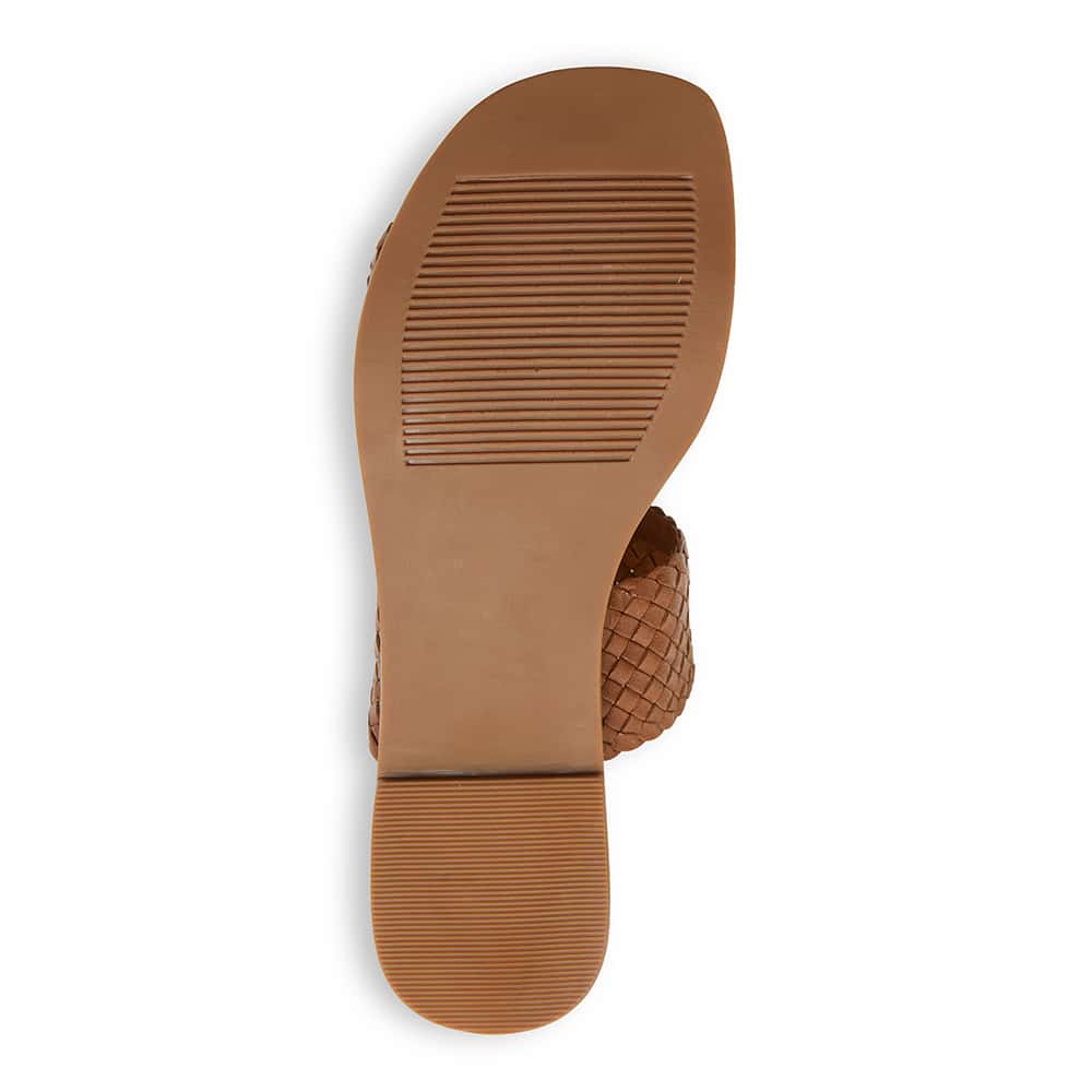 Tora Slide in Cognac Leather