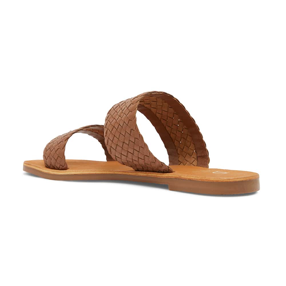 Tora Slide in Cognac Leather