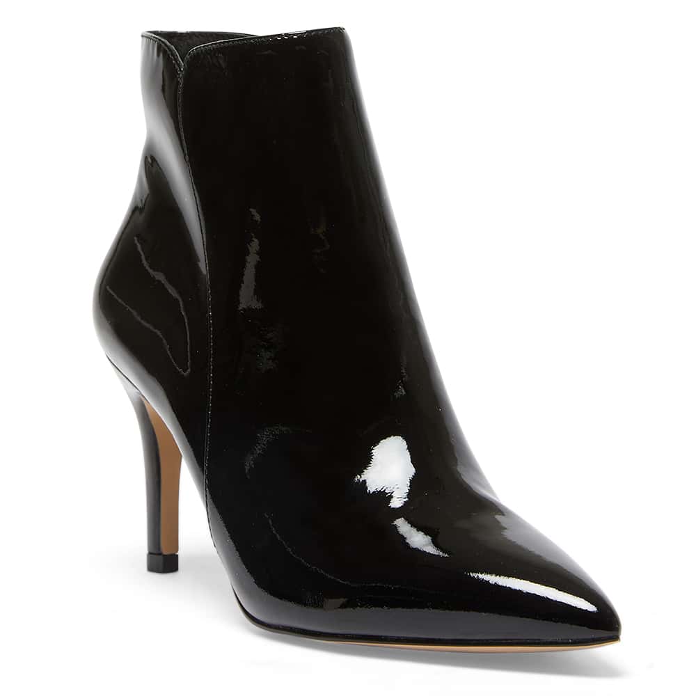 Ursula Boot in Black Patent