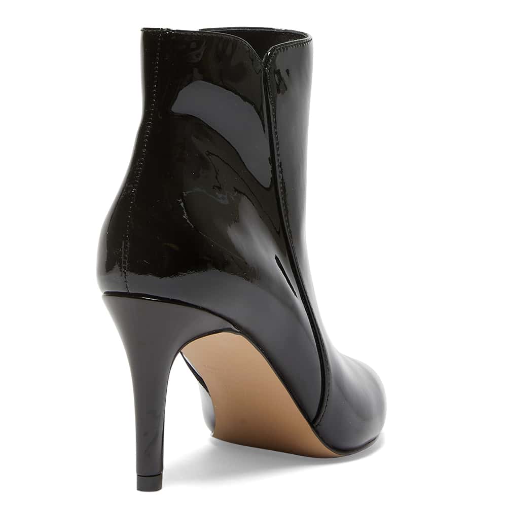 Ursula Boot in Black Patent