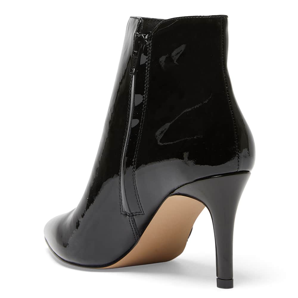 Ursula Boot in Black Patent