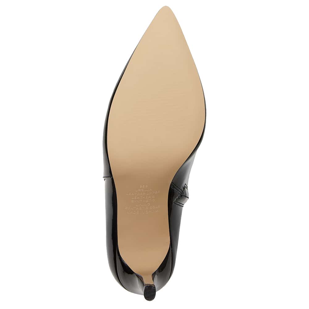 Ursula Boot in Black Patent