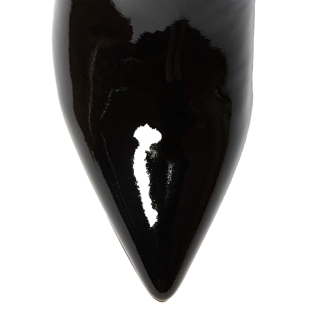 Ursula Boot in Black Patent