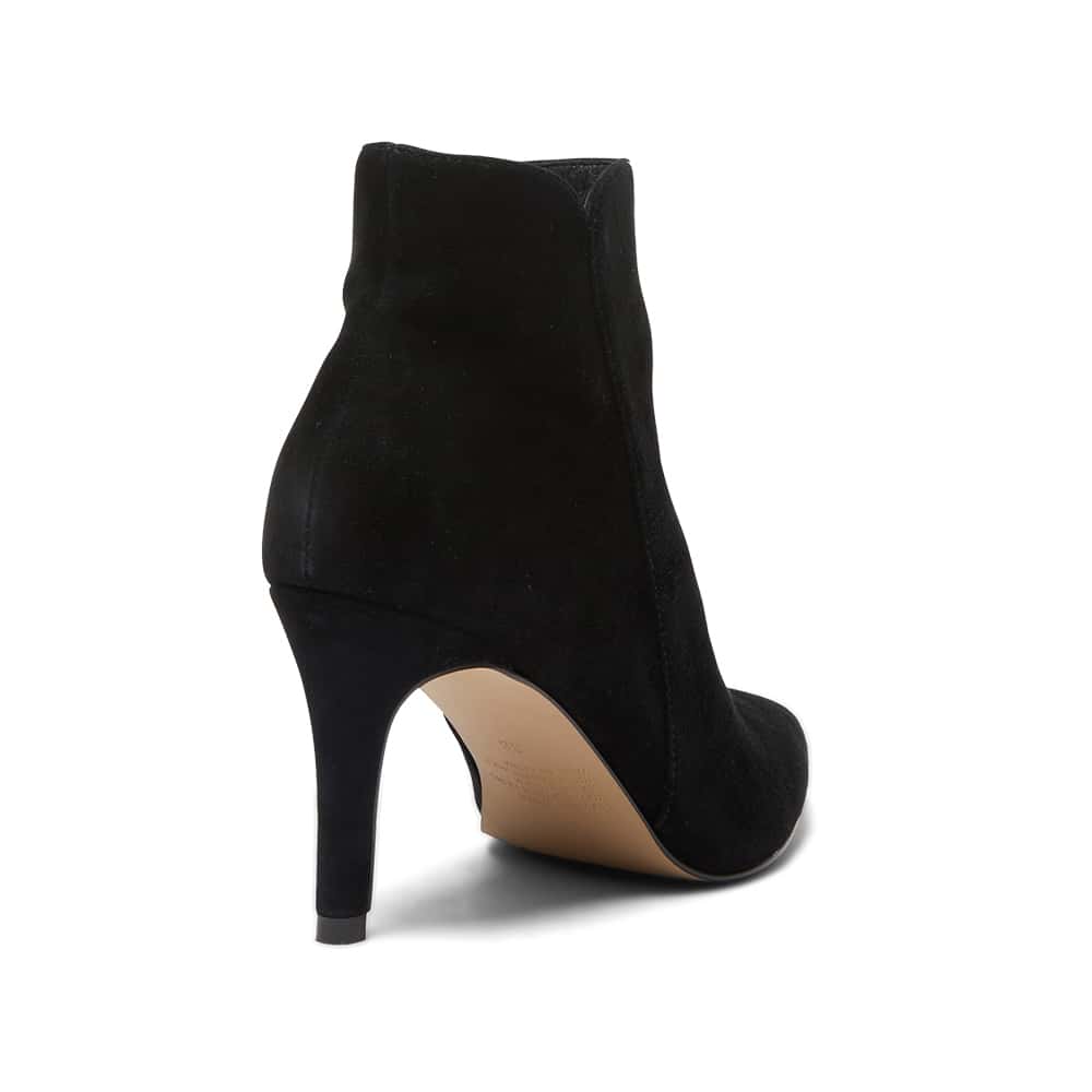Ursula Boot in Black Suede