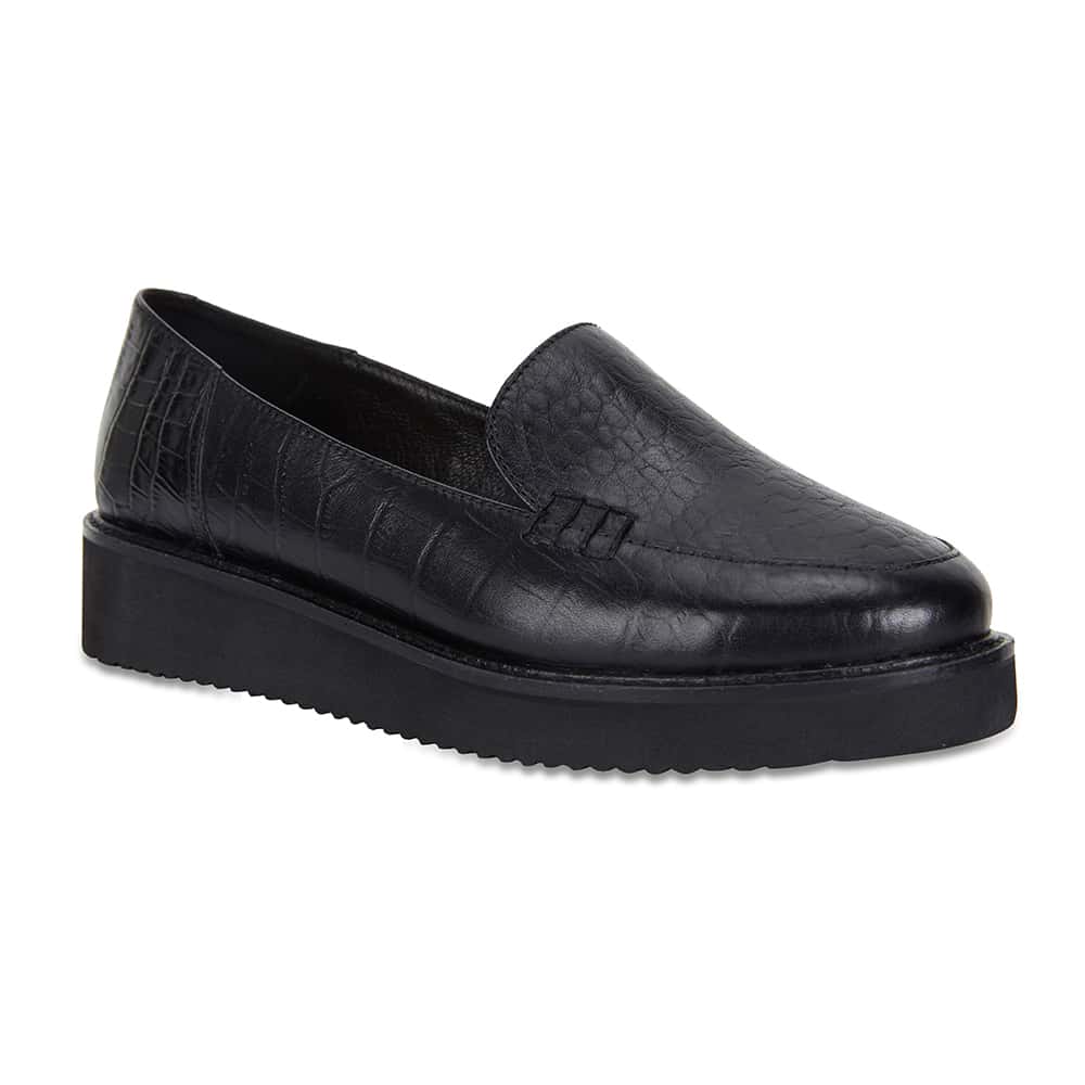 Vista Loafer in Black Leather