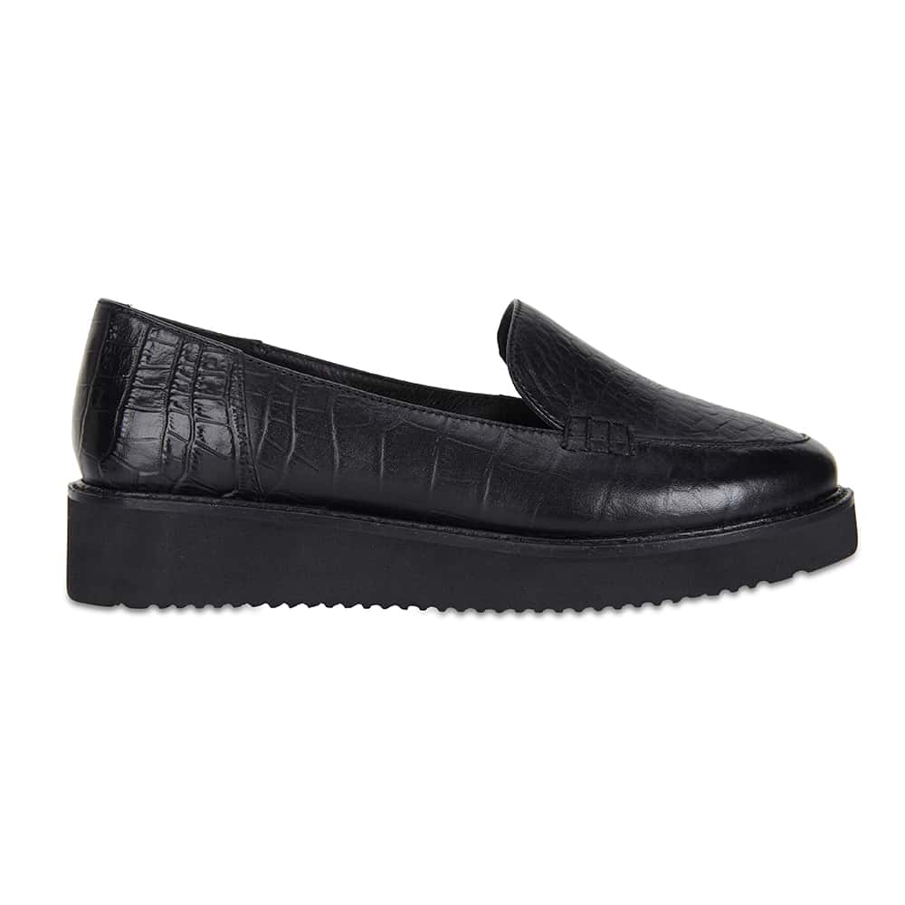 Vista Loafer in Black Leather