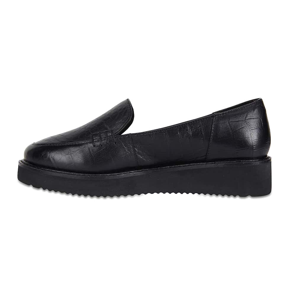 Vista Loafer in Black Leather