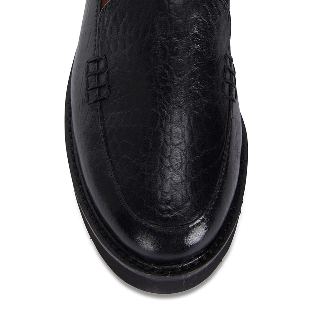Vista Loafer in Black Leather