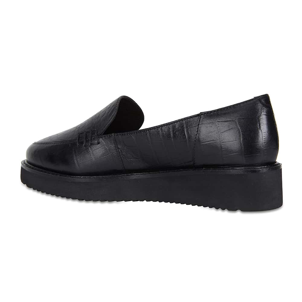 Vista Loafer in Black Leather
