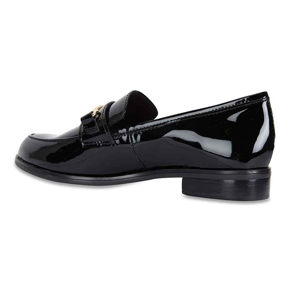 Wallis Loafer in Black Patent