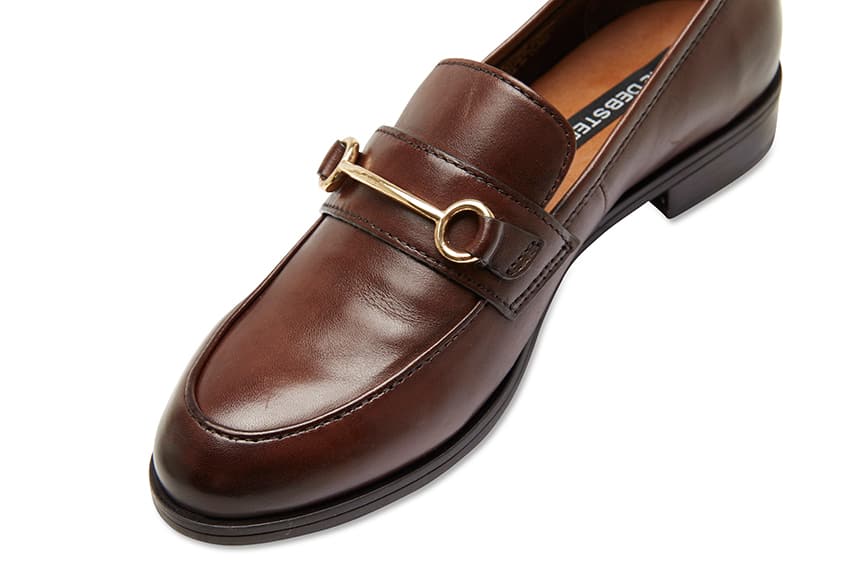 Wallis Loafer in Brown Leather