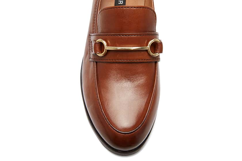 Wallis Loafer in Cognac Leather