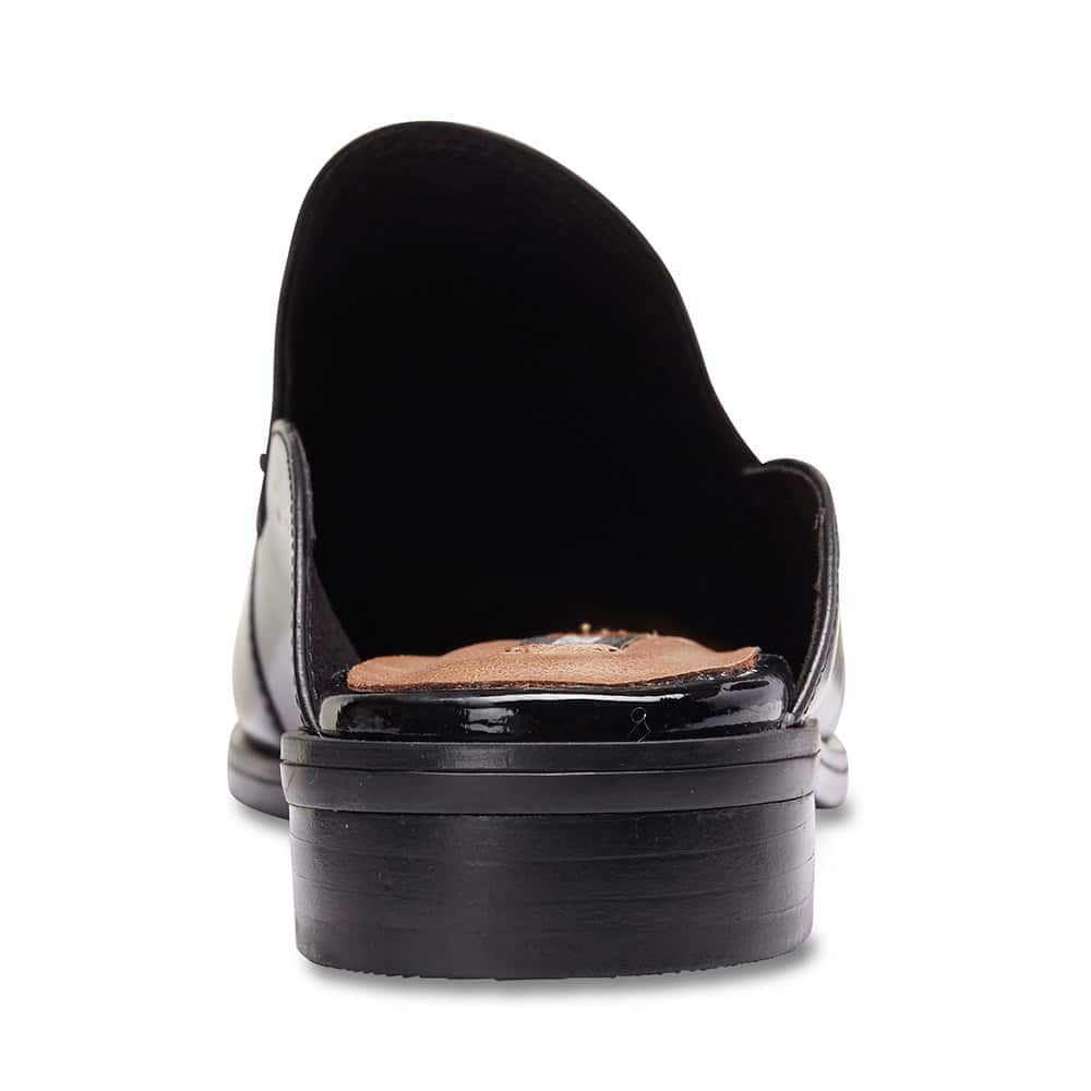 West Flat in Black Leather
