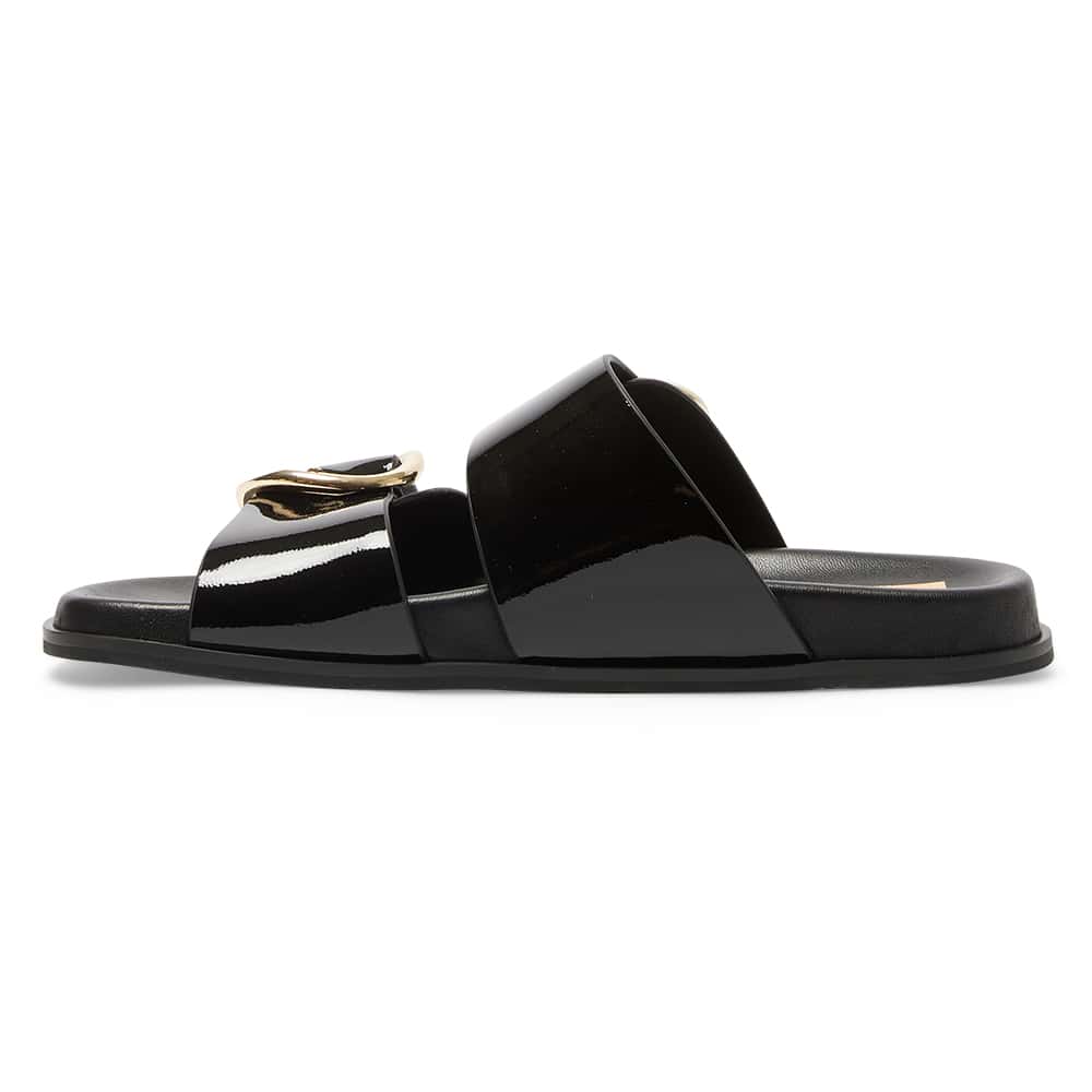 Tone Slide in Black Patent