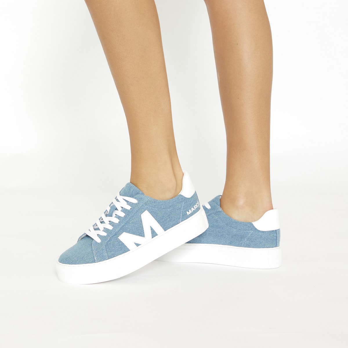 Trio Sneaker in Denim