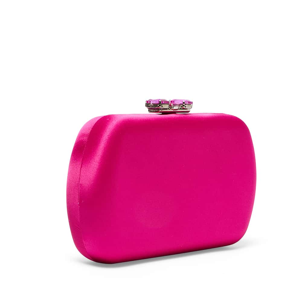 Betzy Handbag in Parfait Pink Satin Satin