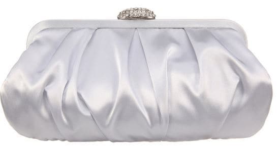 Concord Handbag in Silver Satin