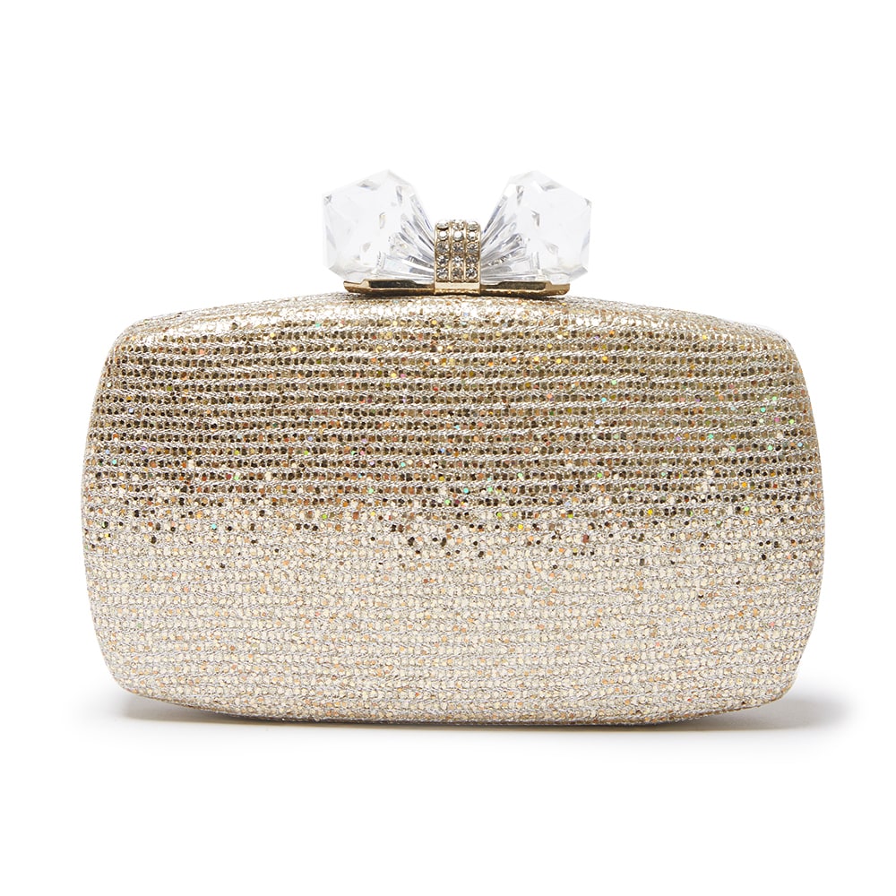 Felice Handbag in Gold Glitter