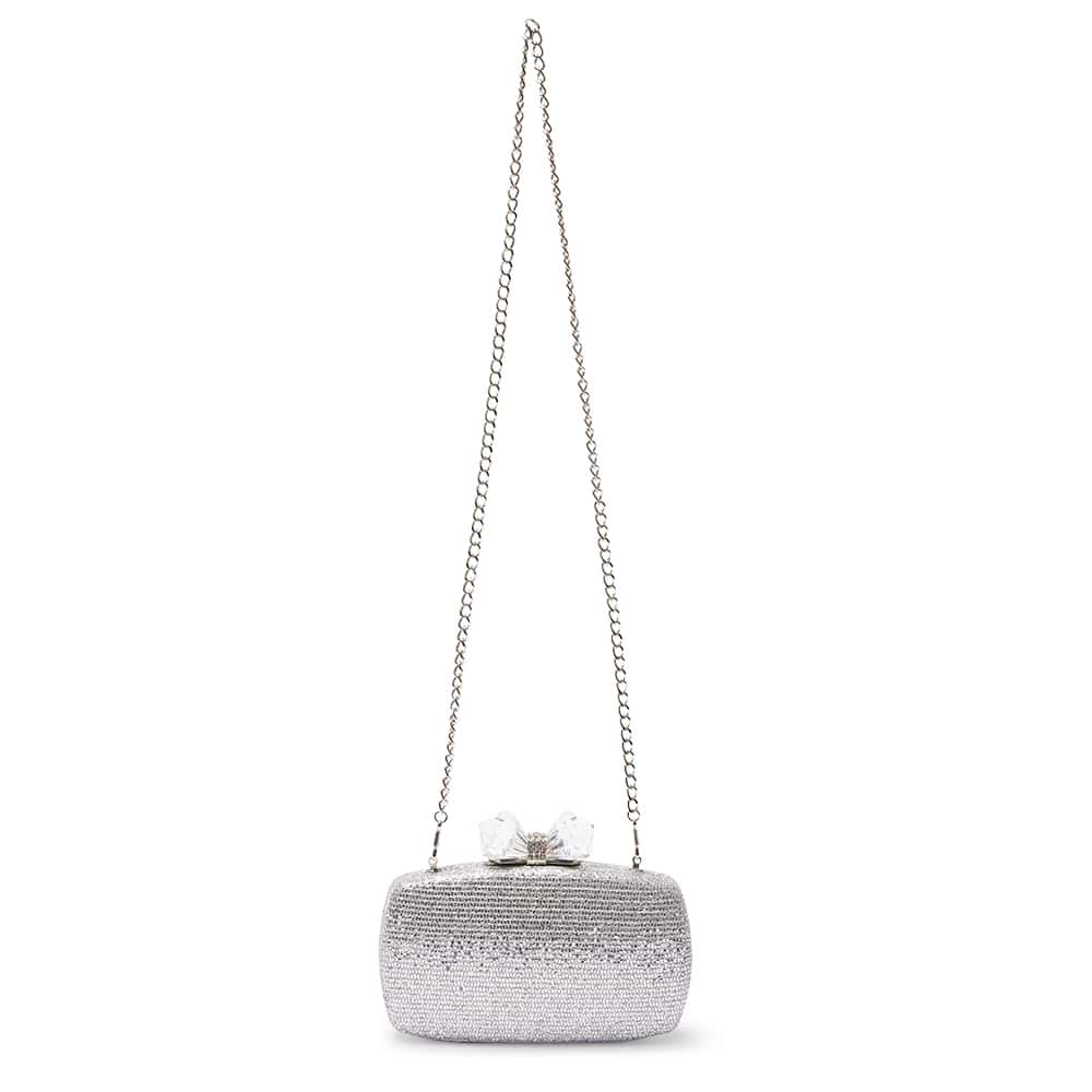 Felice Handbag in Silver Glitter