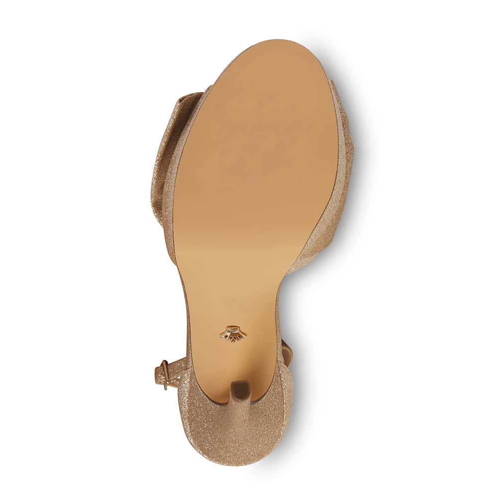 Flosie Heel in Gold