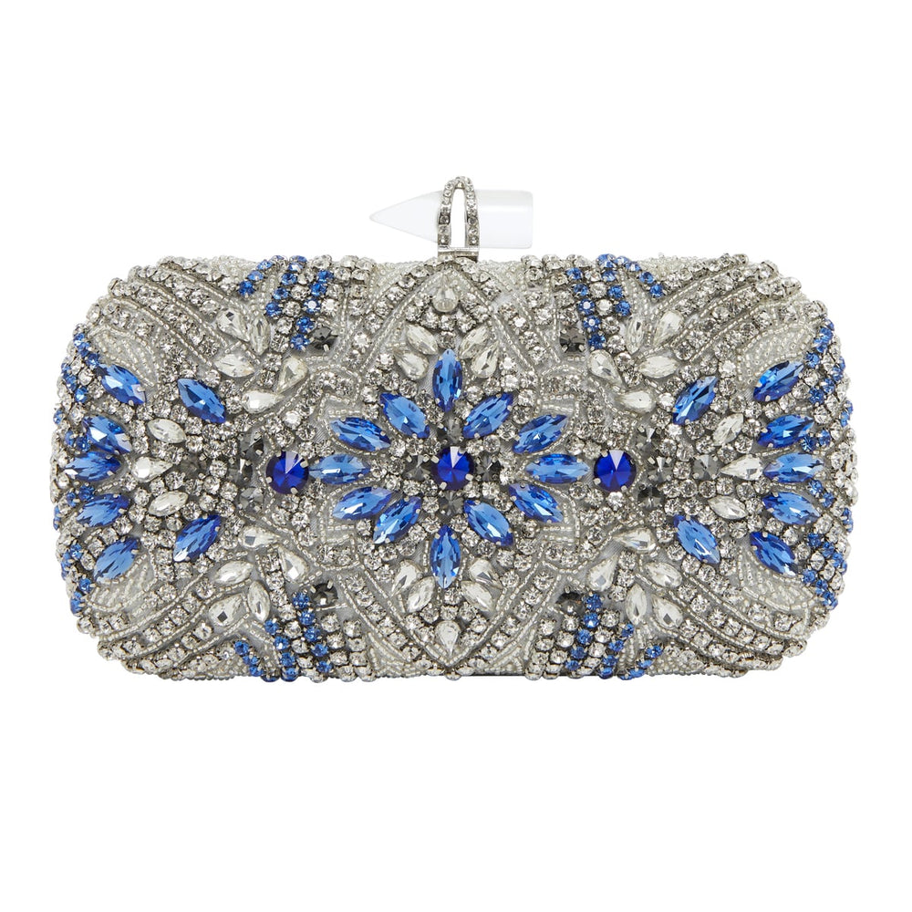 Gelsey Handbag in Silver Hard Case