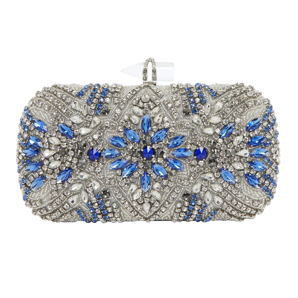 Gelsey Handbag in Silver Hard Case
