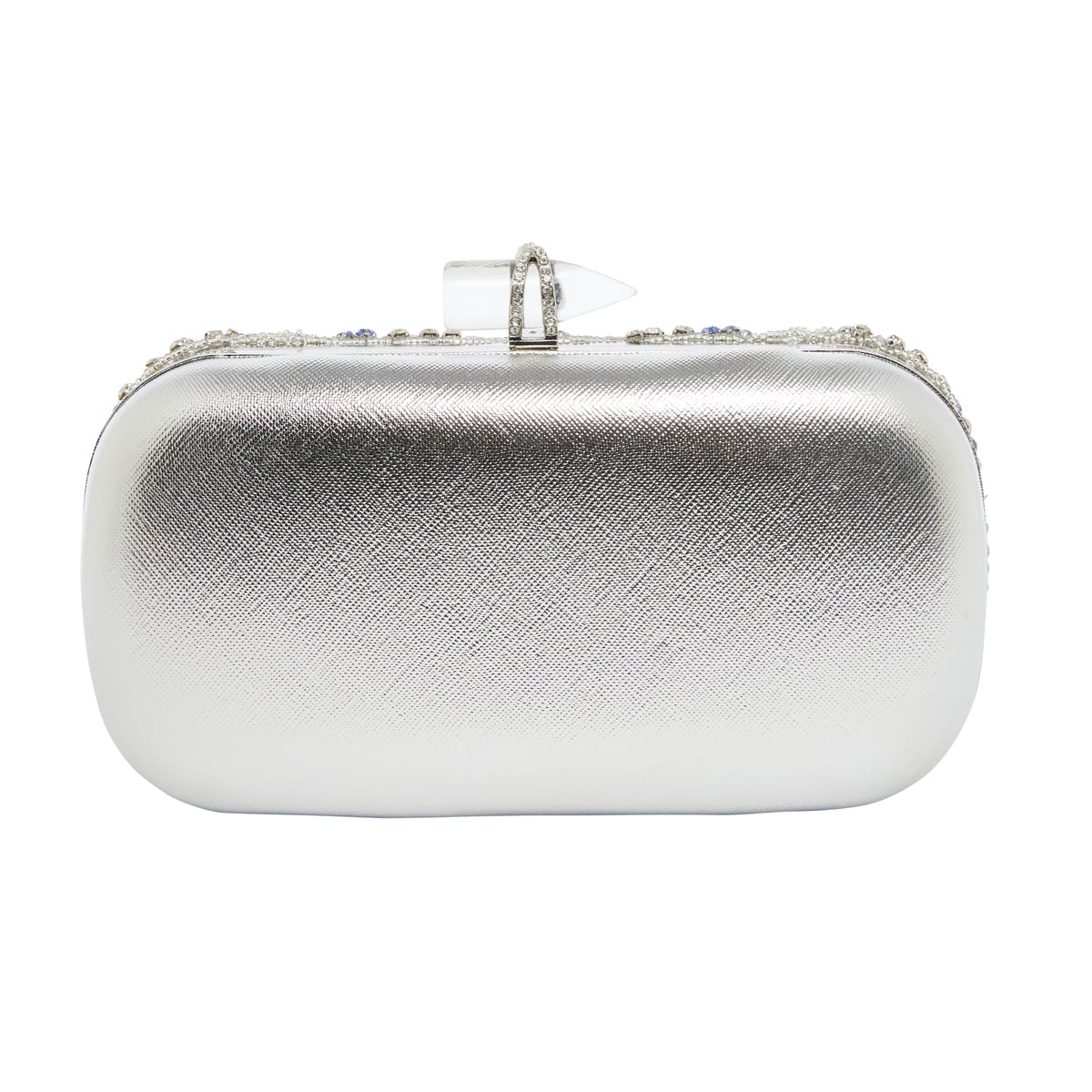 Gelsey Handbag in Silver Hard Case