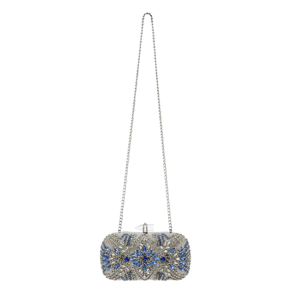 Gelsey Handbag in Silver Hard Case