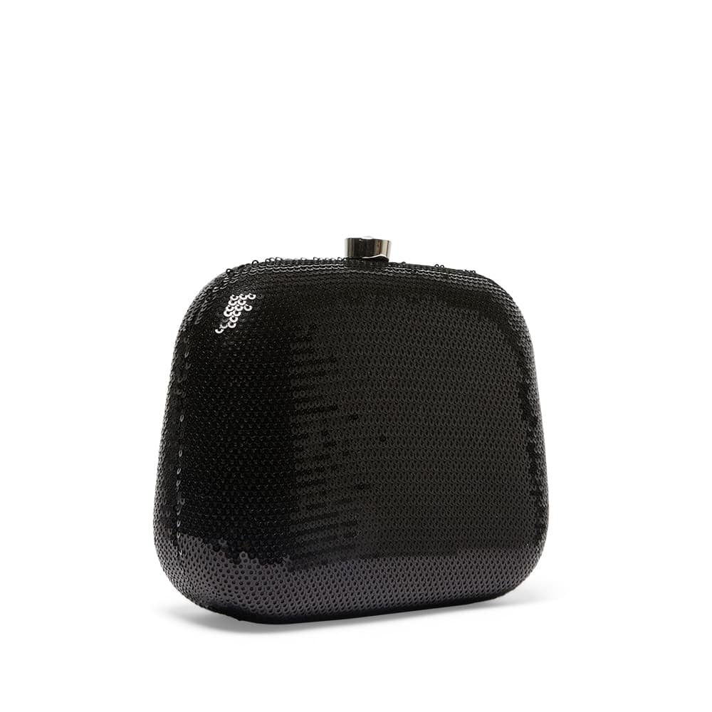 Getty Handbag in Black Sequin
