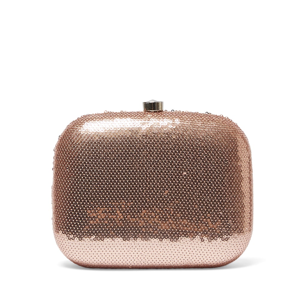 Getty Handbag in Rose Gold Sequin