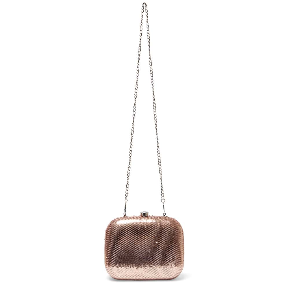 Getty Handbag in Rose Gold Sequin