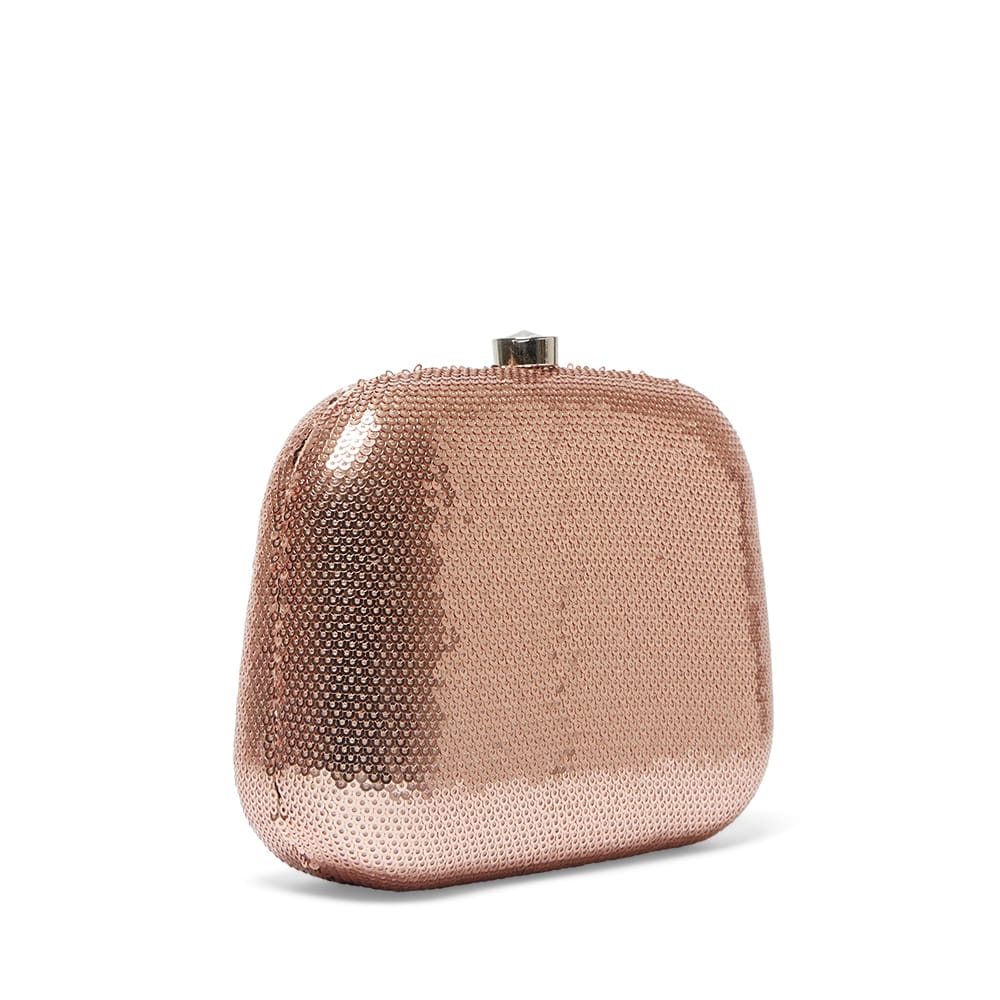 Getty Handbag in Rose Gold Sequin