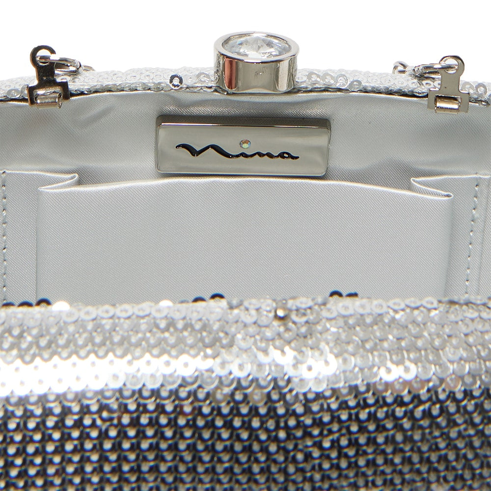 Getty Handbag in Silver