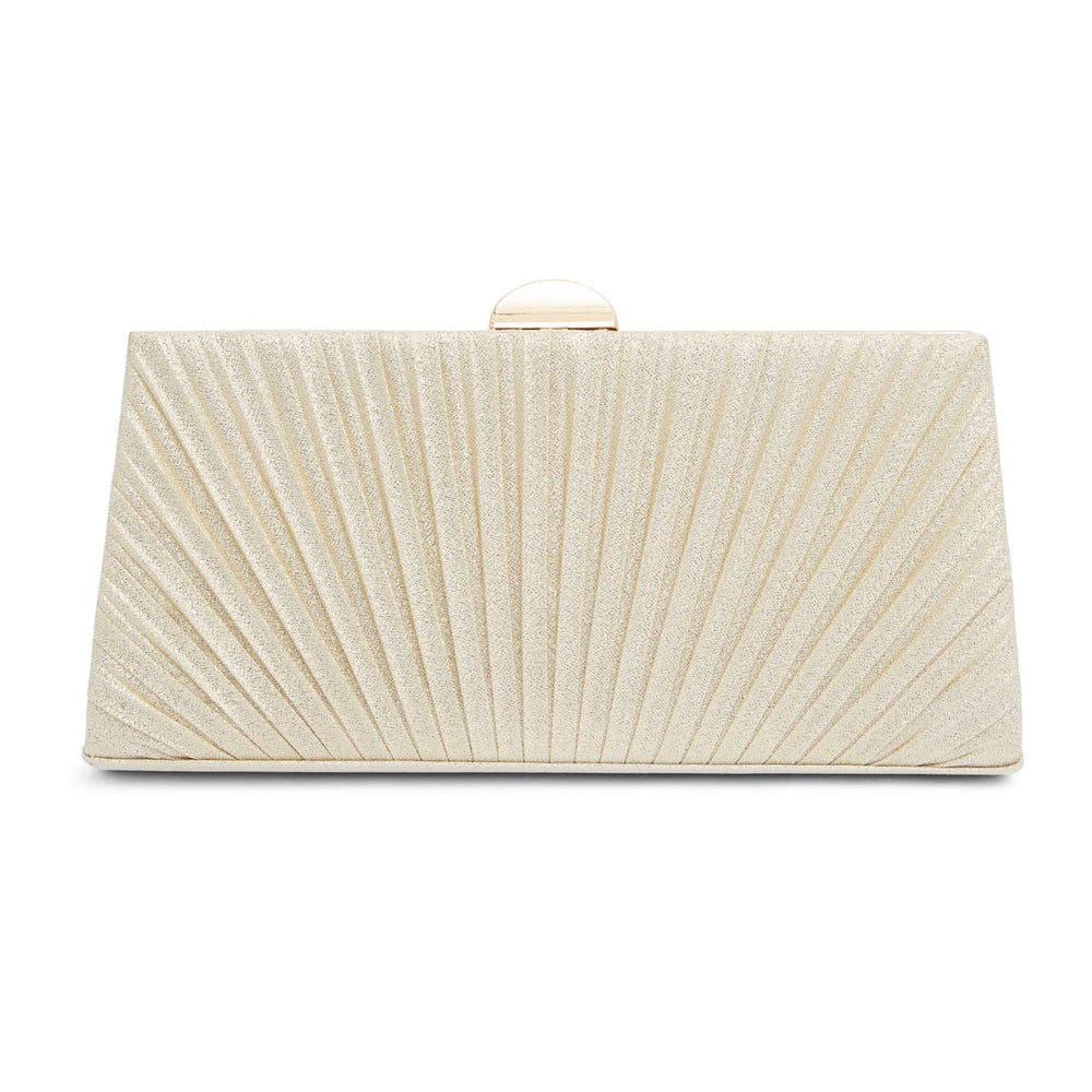 Haeley Handbag in Gold Fabric