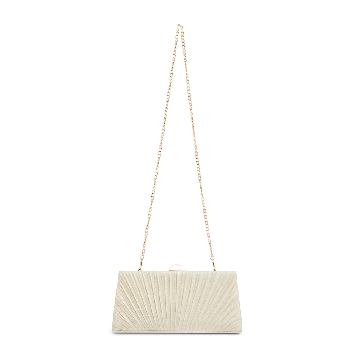 Haeley Handbag in Gold Fabric