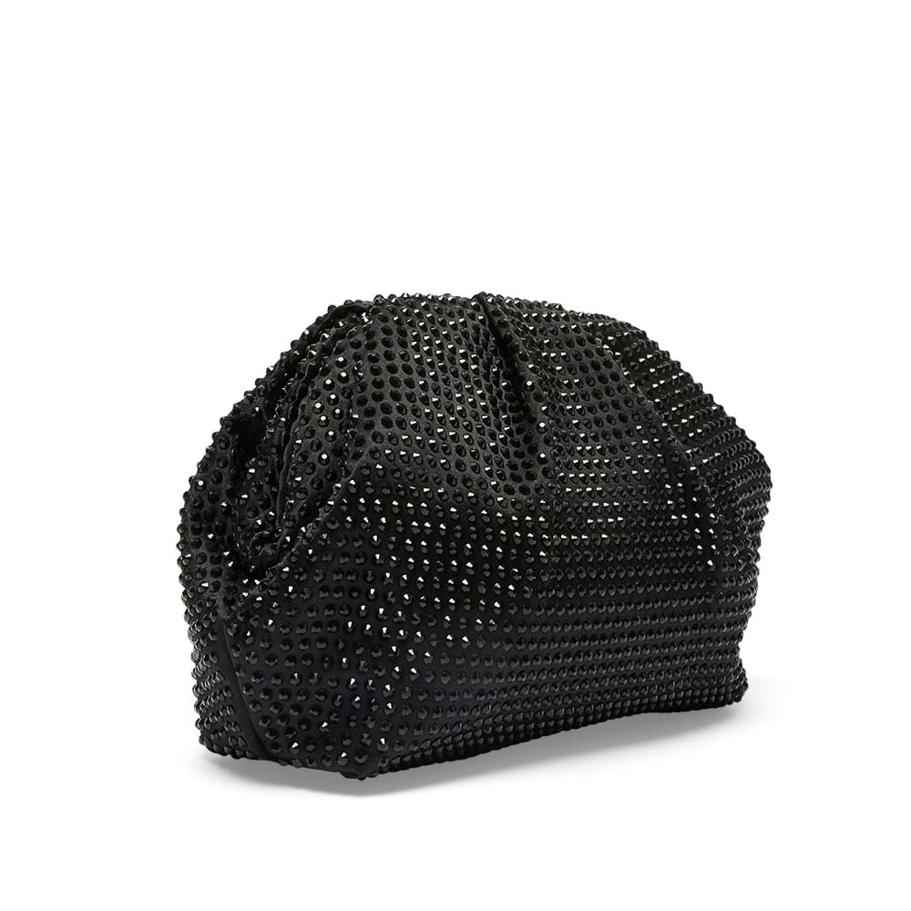 Indulge Handbag in Black Crystal