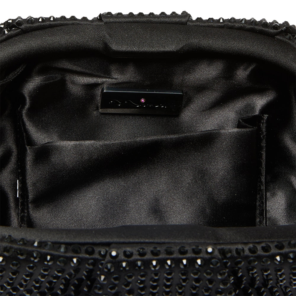 Indulge Handbag in Black Crystal