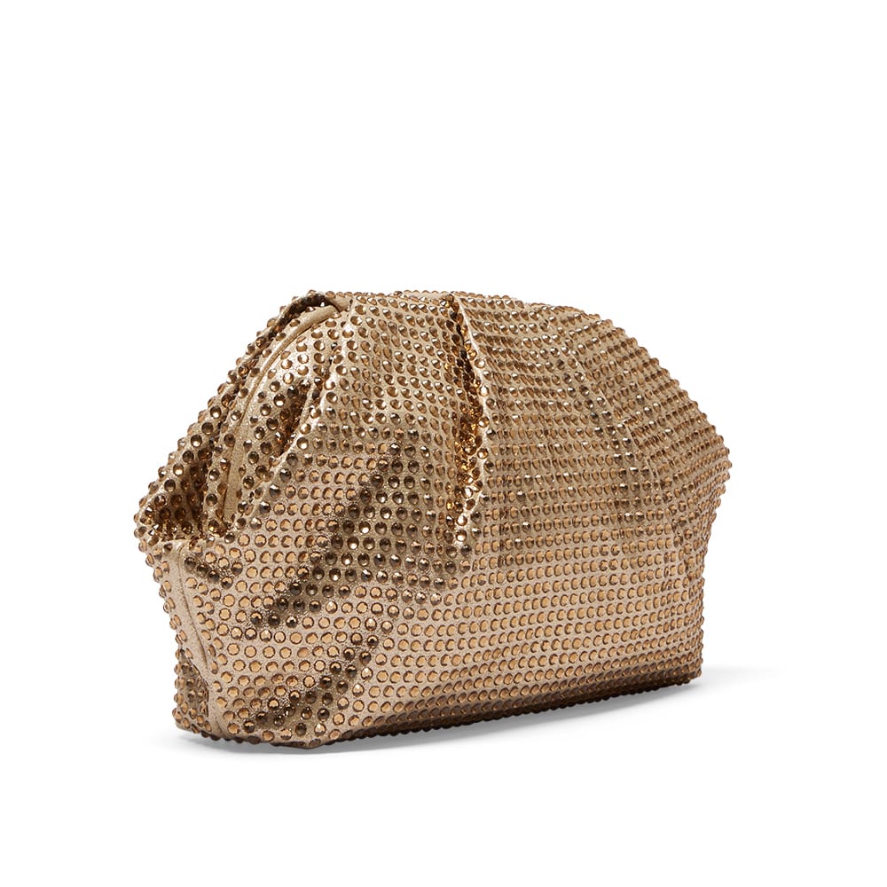 Indulge Handbag in Taupe Crystal