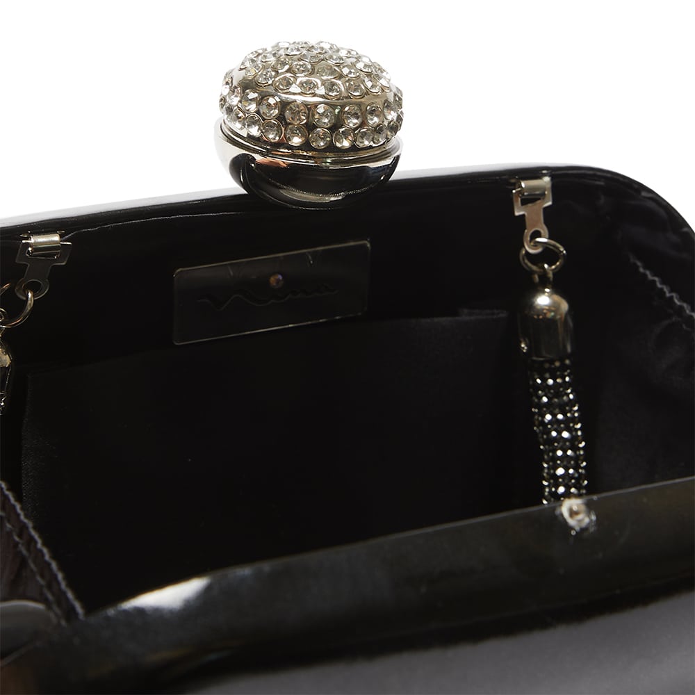 Myllie Handbag in Black Metallic
