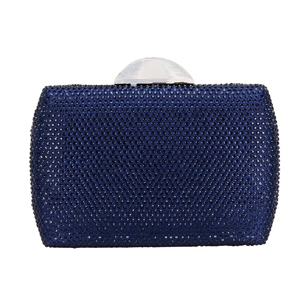 Pacey Handbag in Navy Hard Case