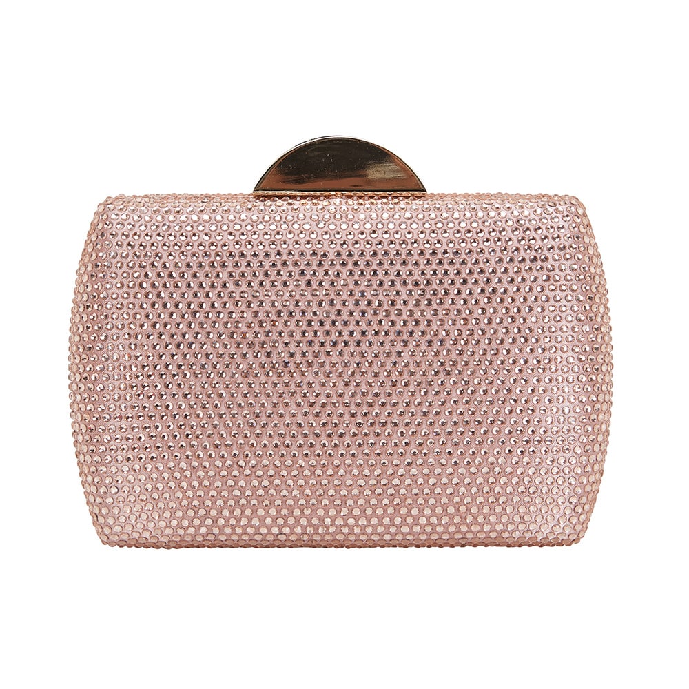 Pacey Handbag in Rose Gold Hard Case