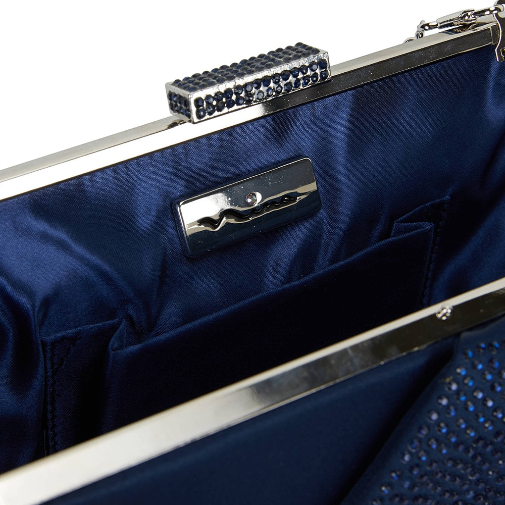 Skyla Handbag in Navy Fabric