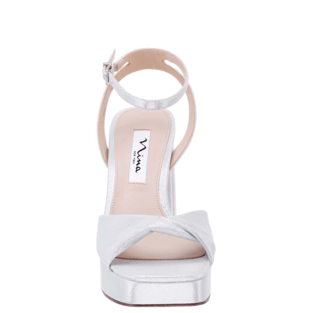 Stacie Heel in True Silver Metallic